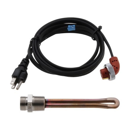 Zerostart Engine Heater - 1500W 120V, 3/4in. Npt Caterpillar, Cummins, Mack 8601011